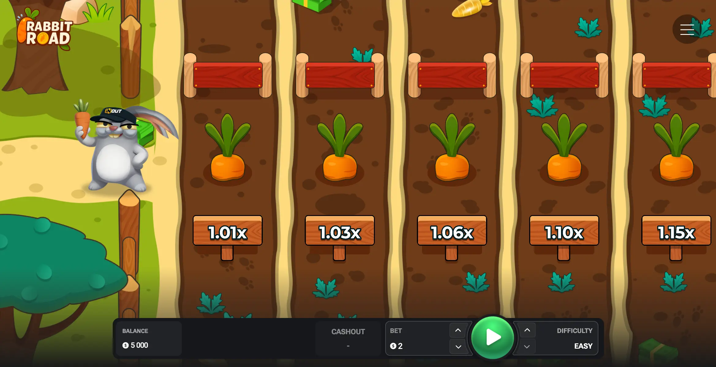 Rabbit road ігровий автомат