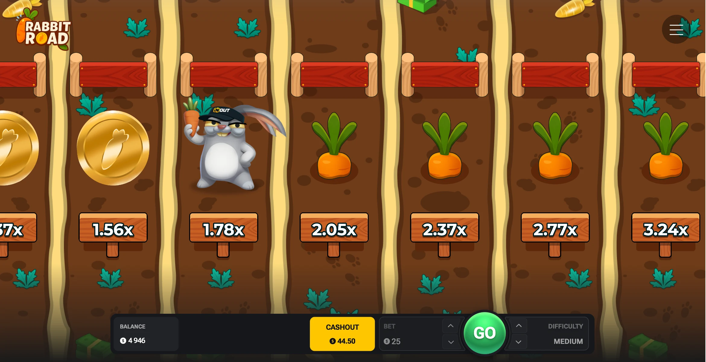 Грати Rabbit road