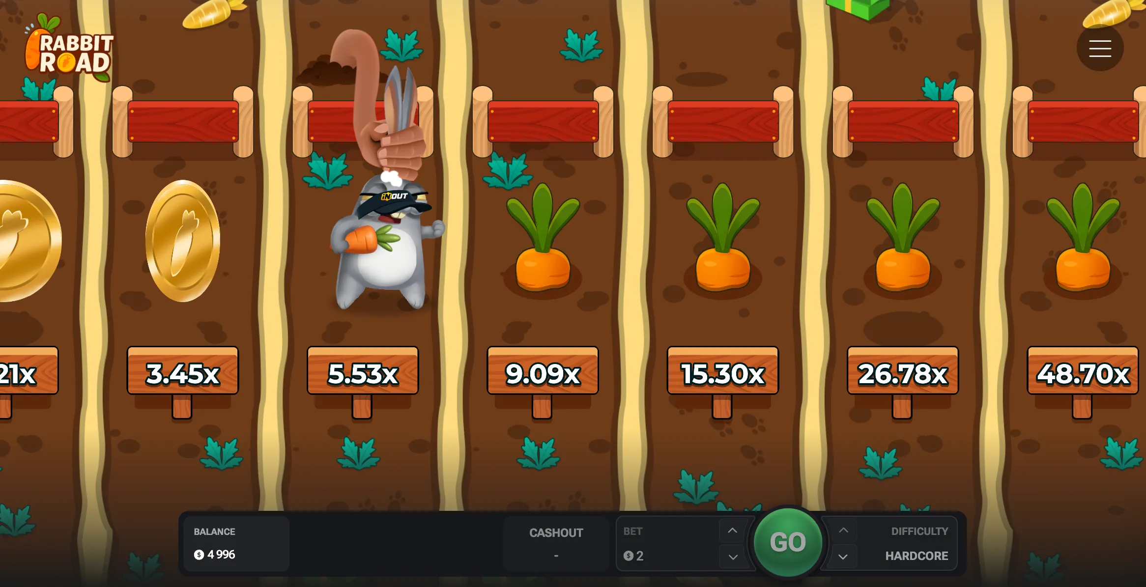 Rabbit road ігровий автомат